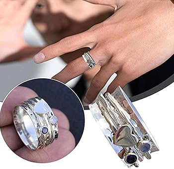 シルバースピナーリンSILVERWorry Ring15号指輪瞑想浄化ギフトsせ